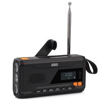 Portable DAB FM BT Dynamo WindUp Solar USB Hand Crank Radio Torch - August MB290