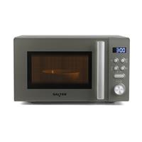 Salter 20L Digital Microwave 95-Min Timer 25cm Turntable LED Display Cosmos Grey