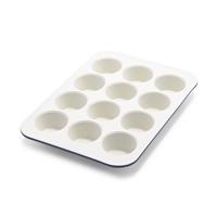 GreenLife 12-Cup Muffin Tray Ceramic Non-Stick PFAS-Free Coating Blue (Open Box)