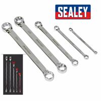 SEALEY SPANNER SET 5PC E6-E24 TRX STAR TORX RING DOUBLE END RING WRENCH AK5481