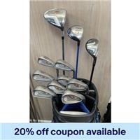 Ping Golf Package Set 12 Clubs Regular Flex /Right /New Grips/Motocaddy Cart Bag