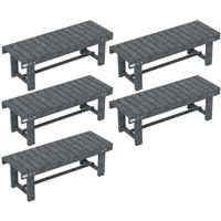 Outsunny 1.1M Outdoor Garden Bench Patio Loveseat Fir Wood 2 Person