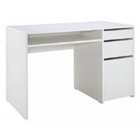Pepper 2 Drawer Pedestal Office Desk - White