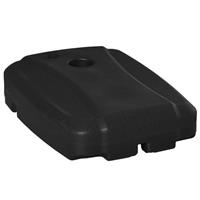 Outsunny Parasol Base w/ Wheels, Black, Refurbished