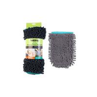 Beldray Pet Plus Towel Set XL Microfibre Towel & Glove, Super Absorbent, Soft