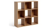 Squares 9 Cube Storage Unit - Oak Effect