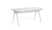 Habitat Jerry Extending 4-6 Seater Dining Table White Elegant and Functional