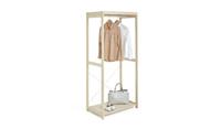 Habitat Flicka Open Single Rail Wardrobe - Pine