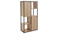 Loft Living Shelving Unit Light Oak For Living Room Bedroom UK