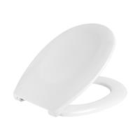 Beldray Toilet Seat Duroplast Bathroom WC Easy Fit Soft Close White Oval Shape