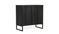 Habitat Nomad 2 Door Drinks Cabinet Black Stylish and Functional Storage