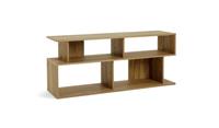 Habitat Nomad Block TV Unit Oak Modern and Functional Media Storage Unit