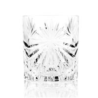 RCR Short Whisky Tumblers Drinking Glasses 6x Traditional 320ml Oasis Crystal