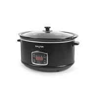 Salter 6.5L Digital Slow Cooker LED Display, 3 Heat Settings, Timer, 320W