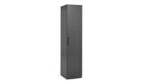 Habitat Munich Panelled 1 Door Wardrobe Anthracite Tall Storage Modern