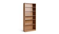 Maine Deep Bookcase Oak Effect Storage Organiser Shelf Living Room