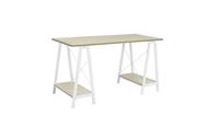 Habitat Trestle Table Office Desk - White