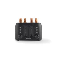 Progress Echo 4 Slice Toaster 6 Browning Levels Defrost Reheat Cancel 1600W