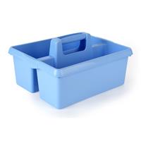 Beldray Cleaning Caddy 10L, Wipe-Clean, Under Sink Storage, 2 Sections, Blue