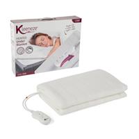 Kleeneze Electric Heated Under Blanket Double, 3 Heat Settings, 60W (Open Box)