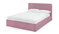 Pandora Double End Lift Ottoman Bed Pink Modern Bedroom Storage