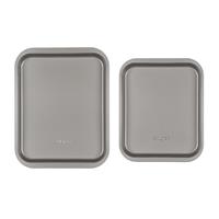 Salter Essentials Baking Tray Set 31cm & 35cm Durable, Non-Stick PFOA-Free
