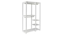 Open Decorative Wardrobe Unit - White