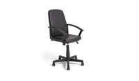 Brixham Faux Leather Office Chair Black Modern Home Office Comfort