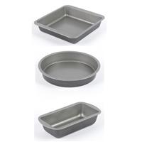 Salter Essentials Ovenware Set of 3 Durable Non-Stick PFOA-Free Dishwasher Safe
