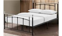 Yani Double Metal Bed Frame Black Modern Bedroom Furniture Industrial