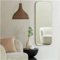 Gold Full Length Wall Mirror 120x45cm For Hallway Dressing Area