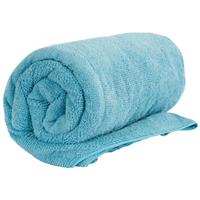 Trespass Lightweight Soft Touch Blue Terry Towel With Drawstring Bag