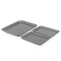 Salter Essentials 3-Piece Tray Set Non-Stick, Carbon Steel, 5 Yr Guarantee
