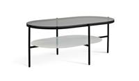 Mist Coffee Table Black & White Modern Living Room Furniture