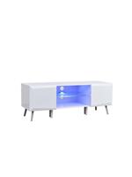 Xander TV Stand with LED Lights - fits up to 43 inch TV White FAST DELIVERY