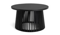 Jericho Round Coffee Table Black Modern Living Room Furniture