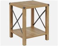 Lloyd Pascal Rustica Side Table Light Wood Rustic Living Room Furniture
