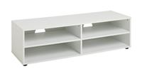 Malibu Wide TV Unit White Easy Assembly Home Entertainment