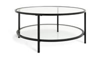 Boutique Round Coffee Table - Black