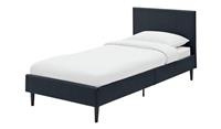 Skylar Single Bed Frame Black Modern Minimalist Bedroom Furniture