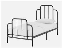 HABITAT JACQUES SINGLE METAL BED FRAME - BLACK
