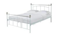 Yani Small Double Metal Bed Frame - White