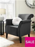 Luxor Accent Chair Grey Comfortable and Stylish Seating for Living Room