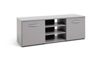 Hayward 2 Door Small TV Unit - Grey Gloss