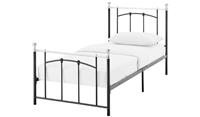 Yani Single Metal Frame Black For Guest Room Kids Bedroom