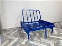 Single Metal Futon Blue Frame Only Durable and Stylish Living Room Furniture