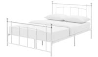 Yani Kingsize Metal Bed Frame - White