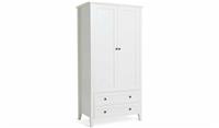 Habitat Kingham 2 Door 2 Drawer Wardrobe Ivory Elegant and Spacious Storage