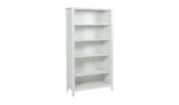 Minato Wide Bookcase White Modern and Functional Home Organization Furniture