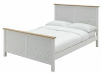 Foxlands Kingsize Bed Frame Two Tone Sturdy and Elegant Bedroom Furniture